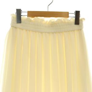 theory luxe 24SS MARGOT MATINA プリーツスカート ロング丈 36 S アイボリー /KO OS