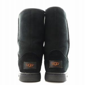 UGG australia ミケーラ MICHAELA ムートンブーツ ショートブーツ 24.0cm 黒 ブラック 1008027