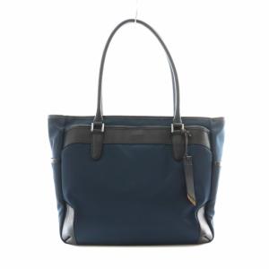 トートバッグ ハンドバッグ エルライト ナイロン 紺 ネイビー /AS OS