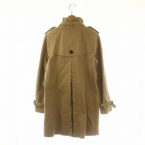 BURBERRY LONDON 裏地ノバチェック ダブルボタントレンチコート スプリングコート スタンドカラー ミドルロング 38 ベージュ