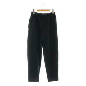 ENFOLD EGG PANTS テーパードスウェットパンツ イージー 裏起毛 36 黒 ブラック