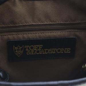 TOFF&LOADSTONE ハンドバッグ ワンハンドル ショルダーバッグ 2way 斜め掛け キャンバス レザー アイボリー 黒 ブラック TL6610