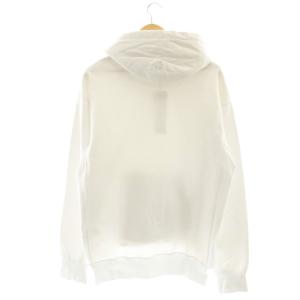 JOHN LAWRENCE SULLIVAN LEATHER POCKET HOODIE パーカー スウェット カットソー 長袖 フード S 白 ホワイト