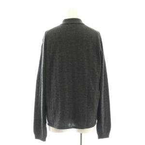 L'Appartement 23AW Cashmere アンサンブル ニット カーディガン 長袖 七分袖 シルク混 カシミヤ混 チャコールグレー