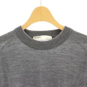 L'Appartement Hello Bonjour Crewneck Knit ニット セーター 長袖 グレー