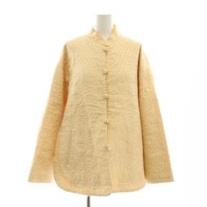 Paisley Jqd Quilted Jacket ジャケット 刺繍 総裏地 総柄 アイボリー /MI