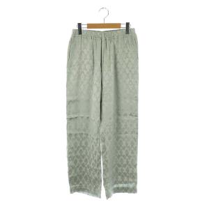 Rayon Jqd Pants パンツ ワイド イージー S 水色 ライトブルー /MI OS SH