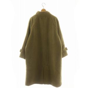 Ray Beams 22AW シャギー スタンドカラー コート アウター ウール混 0 S 緑 モスグリーン /KO OS