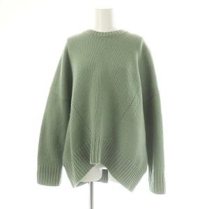 UNITED ARROWS別注 クルーネックニット セーター 長袖 36 ライトグリーン /DF OS