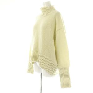 GALERIE VIE 22AW ファインウール ハイネックプルオーバー ニット セーター 長袖 ライトグリーン 23-02-24-02301