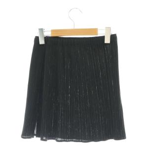 PLEATS PLEASE ISSEY MIYAKE ミニスカート プリーツ 台形 F 黒 ブラック