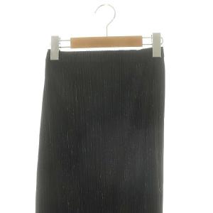 PLEATS PLEASE ISSEY MIYAKE イッセイミヤケ サイドボタン フレアスカート ロング 4 黒 ブラック /ES OS