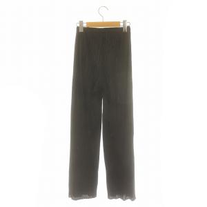 PLEATS PLEASE ISSEY MIYAKE イッセイミヤケ イージーパンツ ストレート プリーツ 2 黒 ブラック