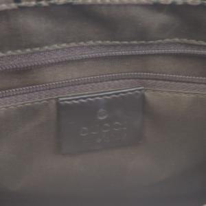 GUCCI バンブー トートバッグ 2way GG ブラウン ブラック