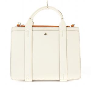 ハンドバッグ ショルダーバッグ 2WAY レザー 白