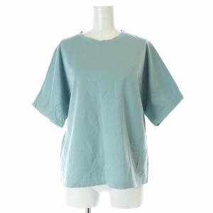 24SS ピュアオーガニックバイオ クルーネックカットソー 半袖 38 M 水色