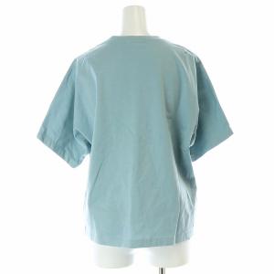 ebure 24SS ピュアオーガニックバイオ クルーネックカットソー 半袖 38 M 水色