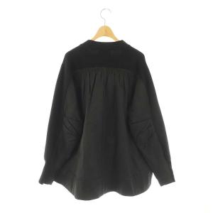 MACHATT キルティングドッキングニットカーディガン 長袖 Vネック F 黒 ブラック /YQ OS