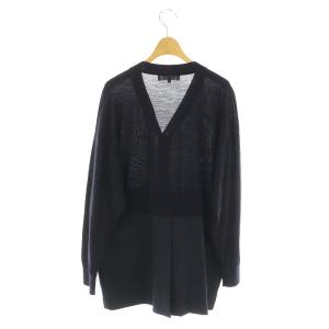 ENFOLD 24AW ジャケットレイヤードカーディガン JACKET LAYERED CARDIGAN 長袖 Vネック