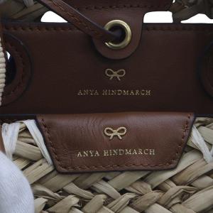 ANYA HINDMARCH SMALL BASKET ROPE EYES かごバッグ ナチュラル