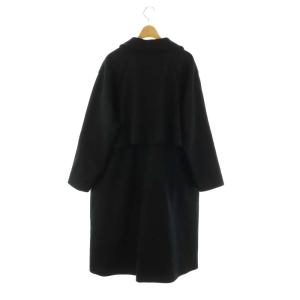 MOGA ライトウールロングコート アウター 1 S 黒 ブラック /YQ OS