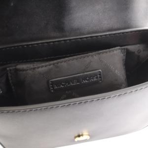 MICHAEL KORS ライラ ショルダーバッグ ロゴ金具 クロスボディ レザー 黒 ブラック /AK27