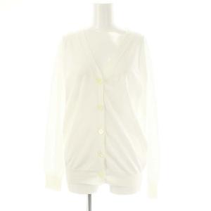 23SS ICE Vネック カーディガン ニット 長袖 白 ホワイト