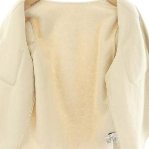 JOURNAL STANDARD relume 23AW カーリーフェイクムートンVネックジャケット 金ボタン F オフホワイト