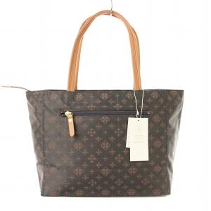 russet タグ付き PALETTE M トートバッグ 総柄 グレー CE?610