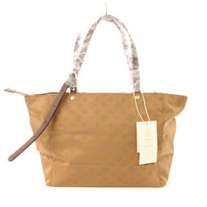 russet タグ付き ベルトハンドルバッグ 総柄 茶 CE-278