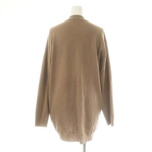 BOTTEGA VENETA カシミヤニットVネックカーディガン 38 ベージュ 406067