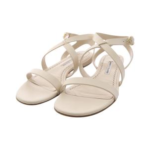 Magalou サンダル 38 オフホワイト