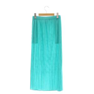 PLEATS PLEASE ISSEY MIYAKE 24SS SODA POP スカート エメラルドグリーン PP41JG522