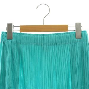 PLEATS PLEASE ISSEY MIYAKE 24SS SODA POP スカート エメラルドグリーン PP41JG522