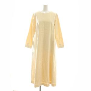 WRITE A LINE DRESS ワンピース ロング 長袖 S ナチュラル