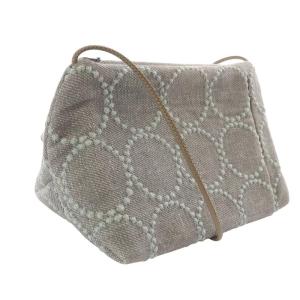 ミナペルホネンsnow candle ボディバッググレー