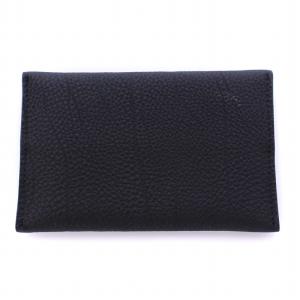 BONAVENTURA ポケットティッシュケース レザー 黒 ブラック /DK AD OF