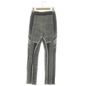 Mame Kurogouchi osmanthus pattern jacquard knitted pants オスマンサスジャガードニットパンツ