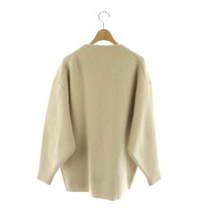 LagunaMoon 23AW CHNラクーンニットカーディガン ロング F ベージュ /MF OS