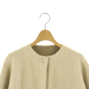 LagunaMoon 23AW CHNラクーンニットカーディガン ロング F ベージュ /MF OS