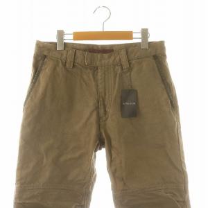 RIPVANWINKLE ライディングパンツ ストレート ジッパーフライ 4 カーキベージュ