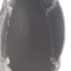 KEEN エレナ サイドゴアブーツ ショートブーツ スエード 24.5cm 黒 ブラック