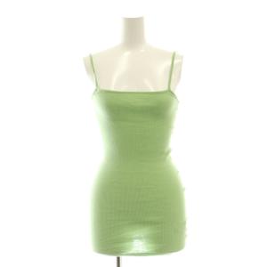 ORGANIC SOFT RIB CAMISOLE ニットキャミソールニット カットソー リブ コットン