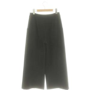 René ベーシック basic ビジューボタン ワイドパンツ 34 黒 ブラック /MF OS