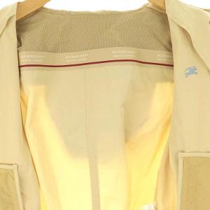 BURBERRY BLUE LABEL マウンテン パーカージャケット ブルゾン フルジップ フード付き 38 S ベージュ
