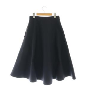 MADISONBLUE 23AW ミモレフレアニットスカート 02 ネイビー