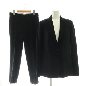 セットアップ 上下 2点セット 2Bテーラードジャケット パンツ テーパード ジッパーフライ 38 黒