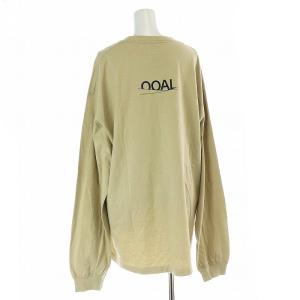 nanamica OOAL グラフィック L/S Tシャツ カットソー 長袖 チュニック丈 M ベージュ