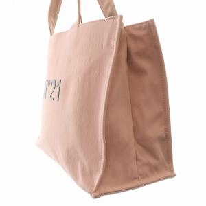 N°21 伊勢丹限定ロゴ トートバッグ ハンドバッグ プリント ピンク