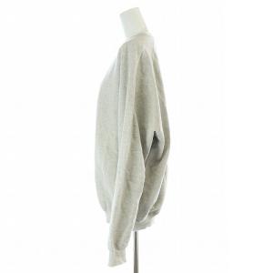 AURALEE SUPER SOFT SWEAT BIG P/O スウェット トレーナー 長袖 3 L グレー